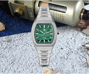 Reloj de Lujo para Hombre <span class=keywords><strong>San</strong></span> <span class=keywords><strong>Martin</strong></span> SN0145 de 39.5mm, Esfera Mineral, Estilo Casual Deportivo, Zafiro Luminoso, Movimiento Automático Mecánico PT5000 SW200 - Product Image 1