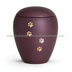 Urnas de latón de alta calidad para gatos y perros, urnas conmemorativas para mascotas funerarias para cenizas de gatos y perros, urnas al por mayor a bajo precio - Product Image 1