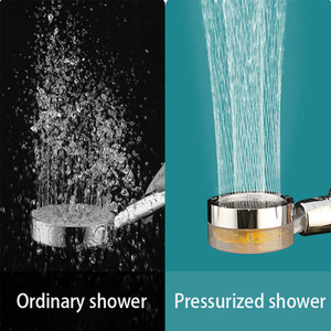 Propeller Shower <b>Head</b> Water Saving High Flow Showerhead With <b>Fan</b> Extension Showerhead Rainfall Bathroom Accessor - Product Image 4