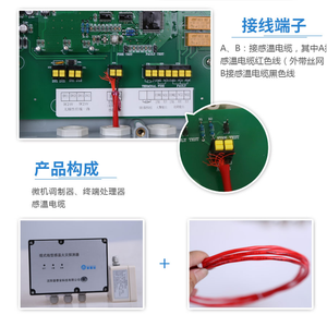 เครื่องตรวจจับไฟแบบเส้นตรงชนิดสายเคเบิล JTW-LD-PTA302 ที่สามารถกู้คืนได้ พร้อมรายงานวัสดุสายทองแดง - Product Image 5