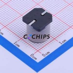 Condensateur électrolytique en aluminium SMD EEE1EA471P, SMD, D10xL10.2mm 470uF 20% 25V 380mA-120Hz - Product Image 2