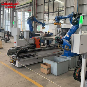 Premier fabricant chinois pour la conception de lignes de production de soudage de supports de rouleaux de convoyeur de grande taille avec robot portique - Product Image 3