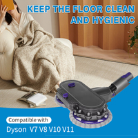 Accessoires pour aspirateur Dyson V7V8V10V11, tête de nettoyage humide pour la maison, pour l'aspiration et le nettoyage des sols, pour une utilisation en voiture, en camping-car, en garage ; serpillière électrique