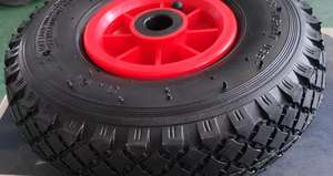 <span class=keywords><strong>Roue</strong></span> pneumatique en caoutchouc 260x85 3.00-4 avec jante en plastique - Product Image 4