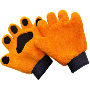 Guantes de Lavado de Autos de Doble Cara de Felpa Coral, 25x26 cm, para Limpieza de Mascotas y Vehículos - Product Image 4
