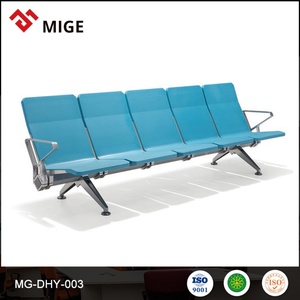 Silla de Espera para Hospital con Estructura de Acero Inoxidable y Cubierta de PU - Product Image 2