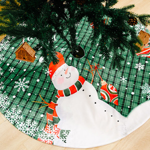 New Cartoon <b>Christmas</b> <b>Tree</b> Skirt Crafts <b>Tree</b> Surround <b>Base</b> Set Merry <b>Christmas</b> Decorations <b>for</b> Home Xmas Ornaments - Product Image 4