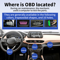 Herramienta de Diagnóstico para Automóviles K2PRO 2 en 1, Escáner OBD2, Lector de Códigos de Error del Motor y Probador de Voltaje de Batería del Vehículo