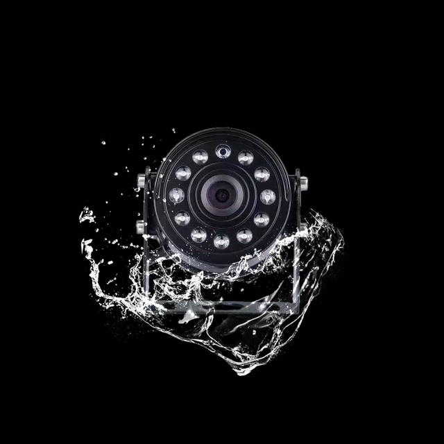 IP68 700TVL 0.01Lux Color CCD Micro Night Vision Analog Rear Camera with 2.8mm Board Lens, 12pcs Infrared Light