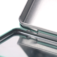 Boîte de bidon d'emballage d'ombre à paupières rectangle haut de gamme OEM ODM avec miroir
