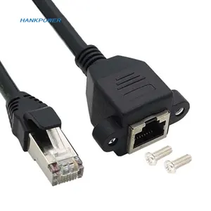 Kabel Ekstensi Ethernet Pabrik OEM Cat 6e LAN Kabel Jaringan Pria Ke Wanita RJ45 Cat6 Kabel Patch Ekstensi