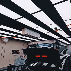 Station d'atelier de detailing automobile avec panneau lumineux LED et système de dévidoir de tuyau multifonctionnel pour atelier de beauté automobile et station de <span class=keywords><strong>lavage</strong></span> de voitures - Product Image 2