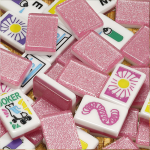 Juego de Mahjong Americano de Lujo de 160 Fichas, Acrílico, Portátil, Ecológico, Resistente al Agua, Estilo Moderno Occidental, Venta al Por Mayor - Product Image 2