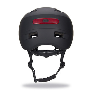 Casque de vélo avec lumières LED avant et arrière, noir, unisexe, pour les déplacements urbains et la conduite de vélos électriques - Product Image 4