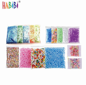 Colorido DIY Foam Bead <span class=keywords><strong>Slime</strong></span> Clay Stress Relief Foam <span class=keywords><strong>Slime</strong></span> kit <span class=keywords><strong>juego</strong></span> sin sentido para niños - Product Image 4