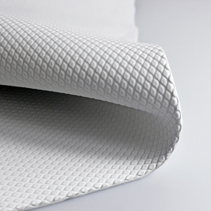 Recycled Tarpaulin <b>Fabric</b> <b>Medium</b> Weight Embossed PVC Coated Woven 100% Polyester Eco-Friendly Apparel Sportswear - Product Image 4