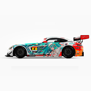 Venta al por mayor Hatsune Miku <span class=keywords><strong>Anime</strong></span> Itasha Car Wrap 02, Car Livery, Cast Vinyl Wrap calcomanía tamaño universal, Car Foil Design Wrap Factory - Product Image 1