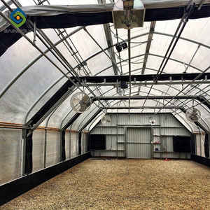 Invernadero de privación de luz negra comercial Sainpoly con sistemas de cultivo hidropónico para cultivo de plantas - Product Image 5