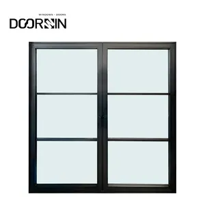 Luxury Design Modern Casement Windows Rainproof Energy Efficient Grid Slim Narrow Frame Tilt And Turn Window