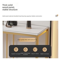 Table console en métal moderne élégante faite à la main pour appartement et salle à manger
