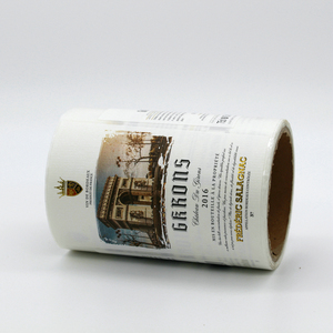 Biểu tượng tùy chỉnh dính Sticker chai rượu vang nhãn in ấn tự dính nhãn dán nhãn cho chai rượu vang CuộN Sticker - Product Image 5