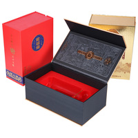 Cajas de Embalaje para Licores de Cartón Rígido Negro Mate de Lujo Hechas a Medida, Laminación Mate Ecológica para Whisky y Vino Tinto