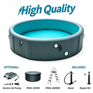 <span class=keywords><strong>Piscine</strong></span> gonflable familiale Waterplay Crafts, grande, durable, hors sol, pour les jeux aquatiques en plein air dans la cour. - Product Image 6