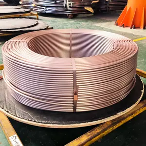 Ailiang-tubos de cobre para maquinaria de electrodomésticos, bobina enrollada de nivel de cuproníquel B10, 111 y 70600