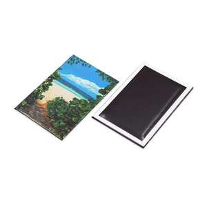 Regalo promocional ciudades de campo de EE. UU. Cavallino <span class=keywords><strong>Matto</strong></span> Placa de hojalata de Metal personalizada imán de nevera recuerdo - Product Image 1