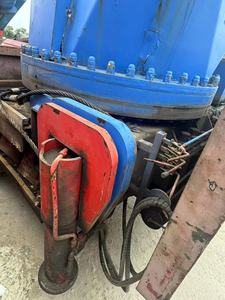 Grue pliante bleue de 40 tonnes avec moteur à engrenages et pompe, hauteur de levage de 14 m - Product Image 5
