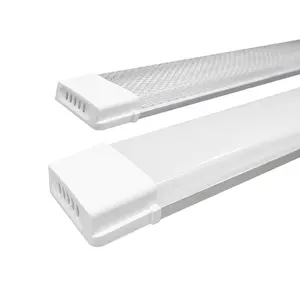 WOOJONG armazém alta potência 1200mm linear led purificação plana ripa luz