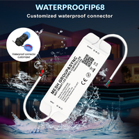C303W IP68 impermeable WIFI 4 zonas malla RGB sincronización Tuya Smart Dimmer Control remoto piscina decoración proyecto controlador