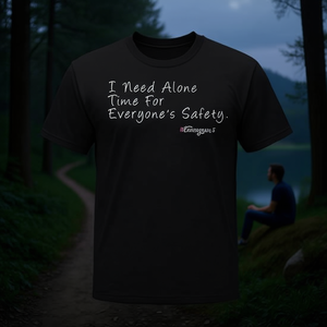 Camiseta del tipo Enneagrama 5: Necesito tiempo de estar solo para la seguridad de todos - Product Image 3