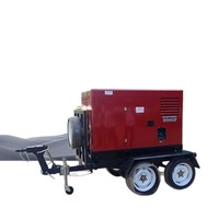 Mesin Las Pipa Tipe Silent Industri 500A Baru, Berpendingin Air, Terintegrasi Stasiun Ganda, Argon Arc, Generator Las Diesel