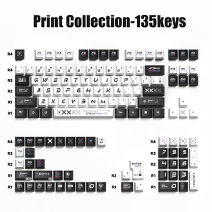 คีย์แคปโปรไฟล์เชอร์รี่ 129 ปุ่ม แบบสลักด้านข้า<span class=keywords><strong>ง</strong></span> โปร่<span class=keywords><strong>ง</strong></span>แส<span class=keywords><strong>ง</strong></span> ผลิตจาก PBT พิมพ์ลายด้วยความร้อน สำหรับสวิตช์แม่เหล็ก คีย์บอร์ดแบบกลไก - Product Image 5