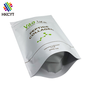 Bolsa mate blanca personalizada, bolsa de aluminio para café en polvo, té, embalaje con cremallera, bolsas de pie - Product Image 3