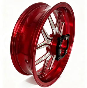 XMAX300 <b>Scooter</b> Modification <b>Wheels</b> - CNC Carved Aluminum Rims Lightweight Tropical Resistant Budget-Friendly - Product Image 4