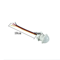 IKSLED DC3.7V 5V 12V 24V Capteur de mouvement PIR et capteur tactile avec interrupteur 3A pour bande LED, usage domestique intelligent, certifié CE