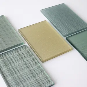 Verre de sécurité décoratif en métal poli 5mm 4mm, multi-mailles, <span class=keywords><strong>stratifié</strong></span>, pour cloison d'hôtel - Product Image 1