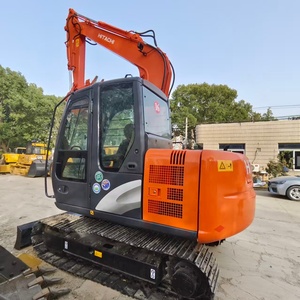 Expédition rapide, performance stable, mini-excavatrice Hitachi Zaxis 70 d'occasion de 7 tonnes, moteur PLC, boîte de vitesses, pompe, roulement, 40 kW - Product Image 6