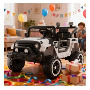 Baby Electric Double Drive Ride-On Car MP3 Music Player Custom Design <b>Push</b> Handle Smooth Rolling Wheels Plastic Body Indoor - Product Image 5
