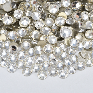 Oleeya Factory Hot Sale 2028 Glass Flatback Rhinestones Crystal AB Loose Crystals for Wedding Dress Tumbler Hair <b>Bow</b> Nail Art - Product Image 4