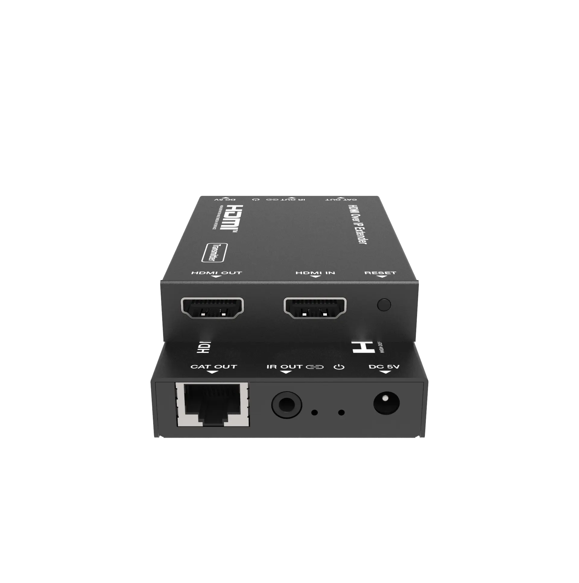 HDMI IP Extender based on AV over IP solution 1920x1200@60Hz, 1080P and H.265 with one way IR