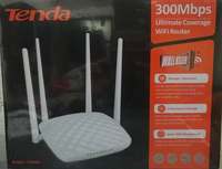 Router de Banda Ancha WiFi4 Tengda FH456 de 300 Mbps, 1 WAN, 3 LAN, Versión en Inglés, Punto de Acceso Inalámbrico para ISP