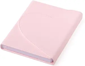 2022 all'ingrosso scuola ufficio femminile carino a forma di cuore magnete pagina rigata colore rosa A5 formato personalizzato Notebook riviste in pelle Pu