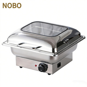 Scaldavivande <span class=keywords><strong>Elettrico</strong></span> Quadrato da 6L in Acciaio Inox, Set per Buffet e Catering - Product Image 6