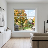 Fenêtres en vinyle fixes LEDOW P85 de qualité constructeur, résistantes aux intempéries, pour projets d'appartements, installation facile, approvisionnement en gros