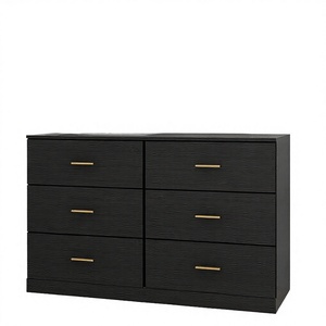 Wholesale Luxury White Farmhouse Wooden Dresser with 6/7/8/9 Drawers | Multifunction Bedroom <b>Storage</b> Cabinet, <b>Chest</b> of Drawers - Product Image 2