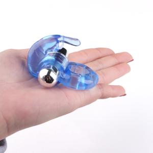 Männliche Silikon Kaninchen Penis Ring Sexspielzeug Vibrator Cock Rings Verzögerung Adult 18 Sex Shop - Product Image 1