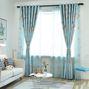 Chất Lượng Cao Màu Xanh Và Màu Hồng Phim Hoạt Hình Kid Rèm Unicorn In Cửa Sổ Rèm Cửa Cho Bé Phòng Ngủ Trang Trí - Product Image 3